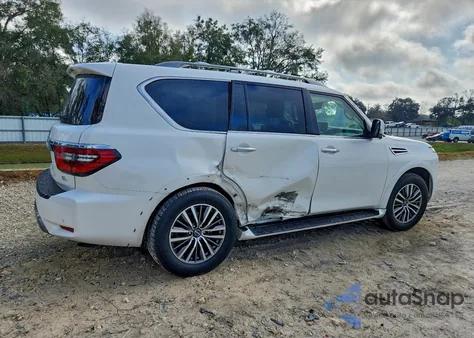 2023 Nissan Armada Sl from USA, damaged, VIN JN8AY2BA1P9400853